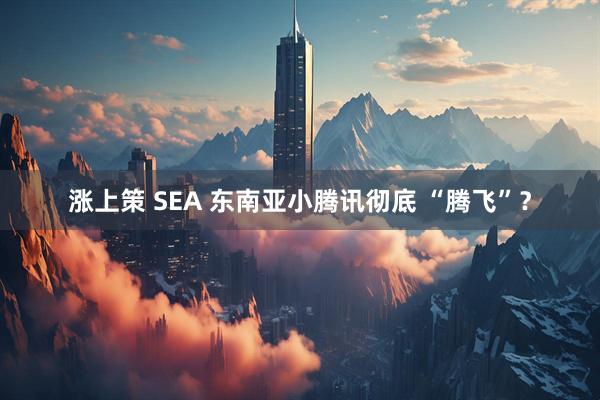 涨上策 SEA 东南亚小腾讯彻底 “腾飞”？
